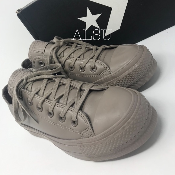 NWT Converse Ctas Lift OX Sepia Stone W AUTHENTIC - Picture 8 of 8